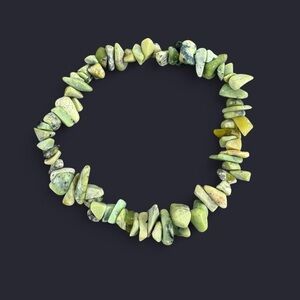 Serpentine Crystal Bead Bracelet